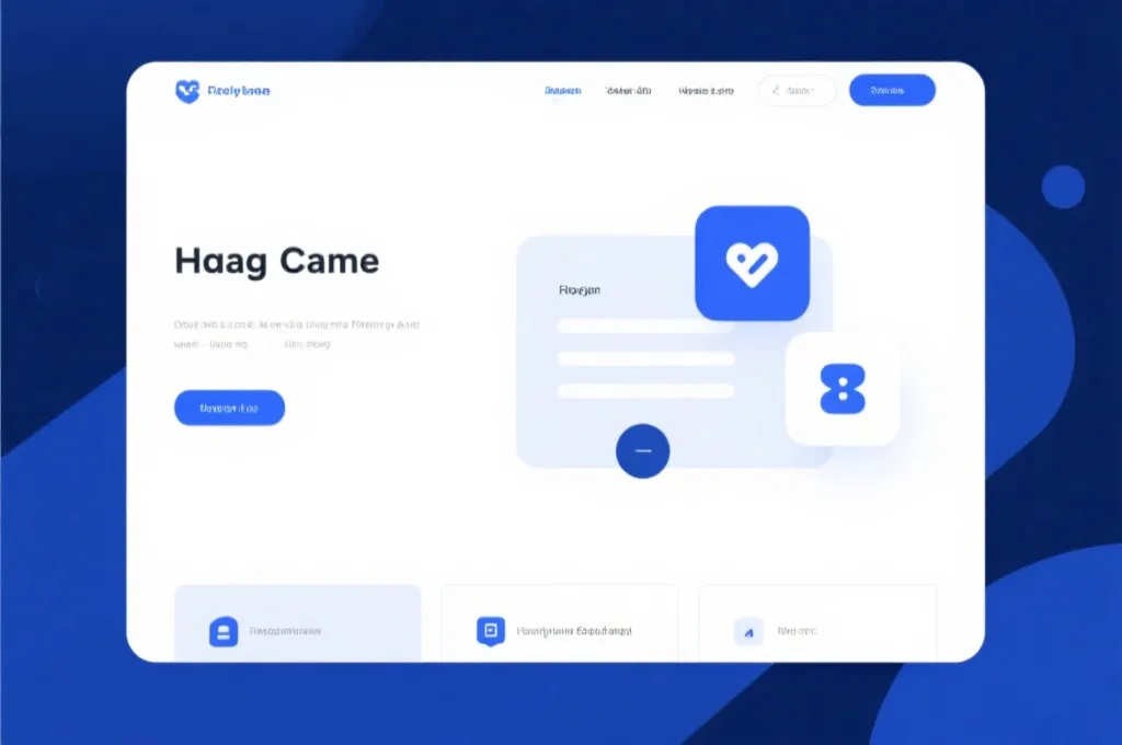 官方网站首页界面插画